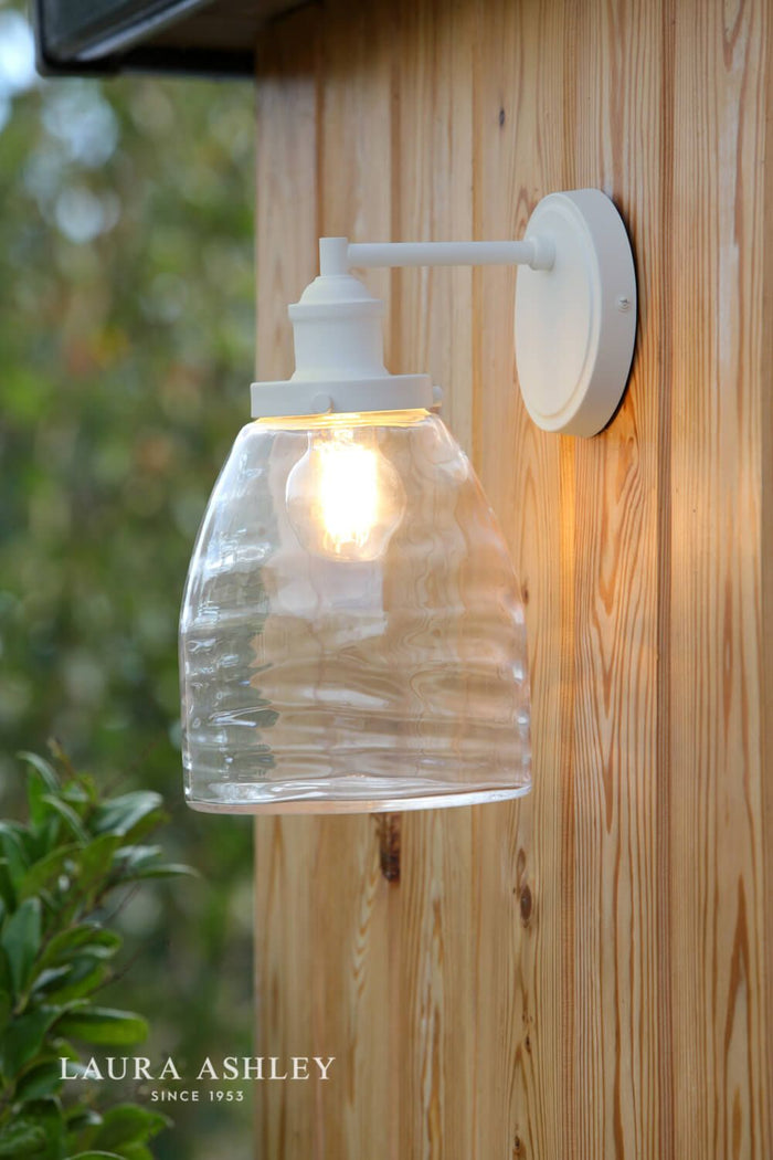 Laura Ashley - Ainsworth Outdoor Wall Light - Matt White