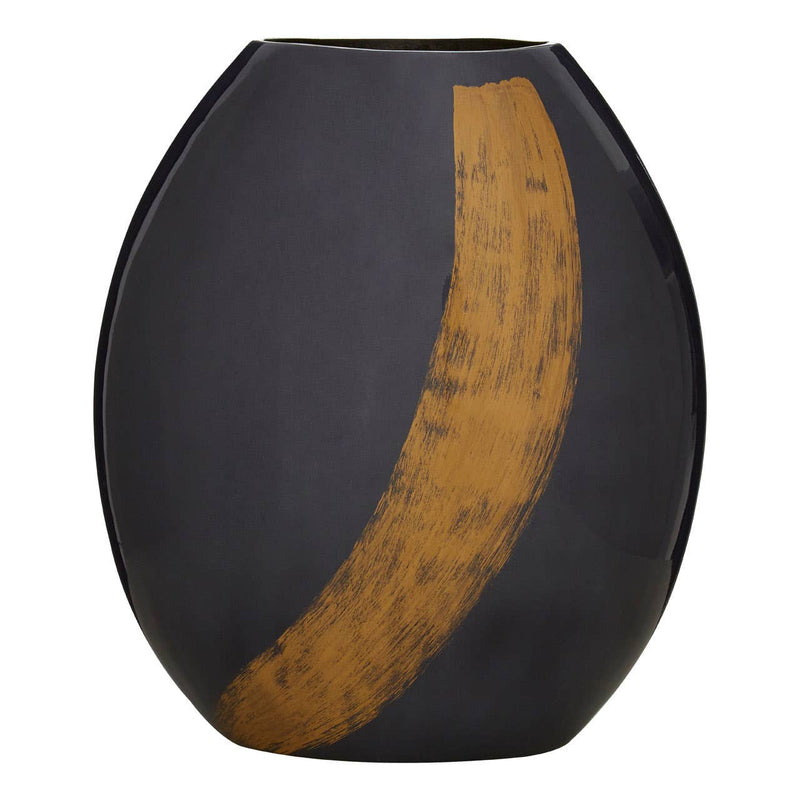 Alma Blue And Gold Large Vase