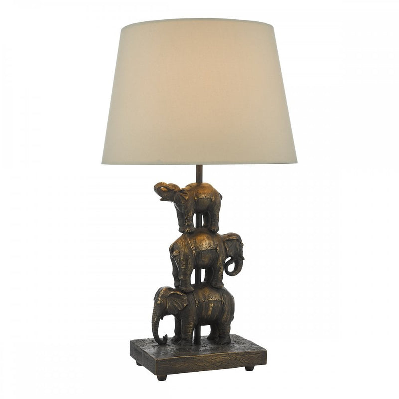 Alina Elephant Lamp - Antique Bronze