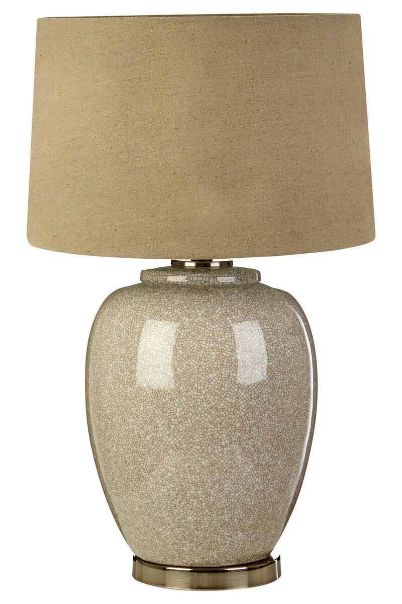 Anora Ceramic Table Lamp With Linen Shade