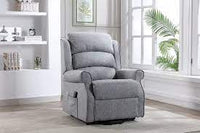 Andover Riser/Recliner - Grey Fabric