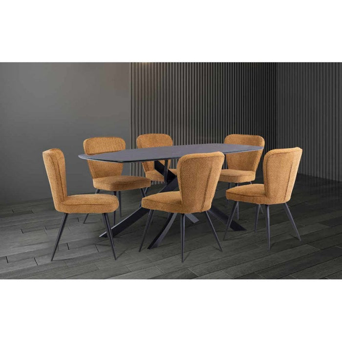 Ashton Dining Collection - Mooney Black Marble *DISCONTINUED LIMITED STOCK AVAILABLE*