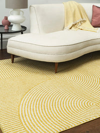 Muse Rug - Yellow Geometric MU18