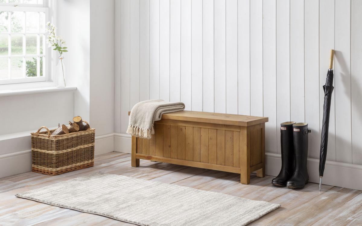 Aspen Storage Bench - Reclaimed Wood