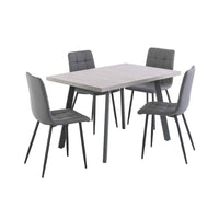 Athens Dining Table Collection - Grey/Ceramic