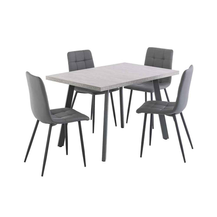 Athens Dining Table Collection - Grey/Ceramic