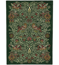 Morris and Co. - Bird Thump Green Rug