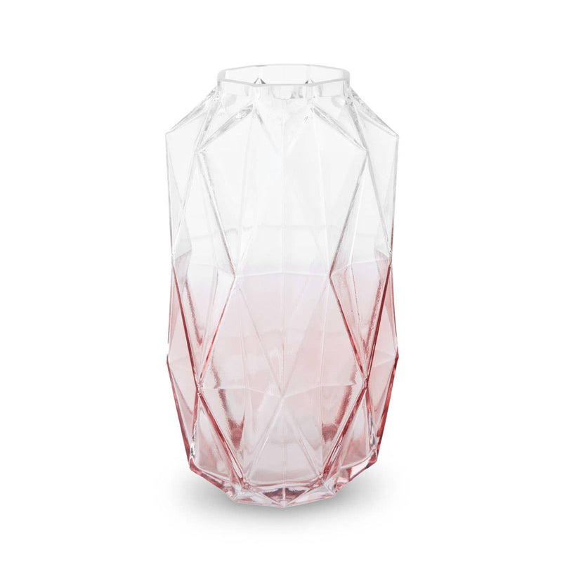 Brice Pink Glass Vase Collection