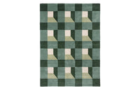 Harlequin Blocks Rug - Fern