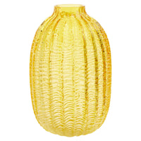 Bionda Yellow Glass Vase Collection