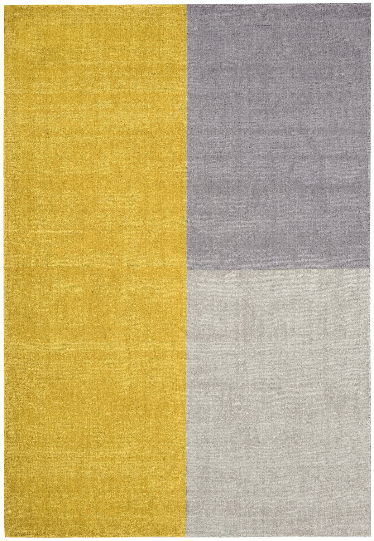 Blox Geometric Rug - Mustard