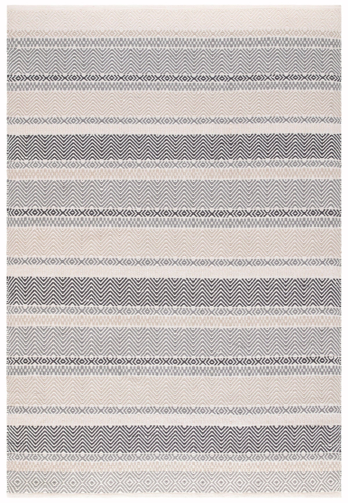 Boardwalk Rug - Grey Stripe