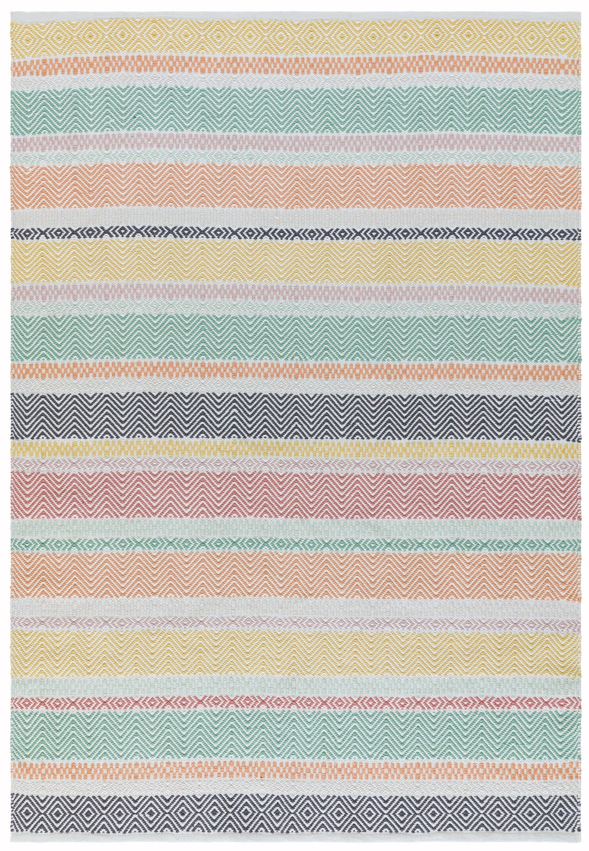 Boardwalk Rug - Pastel Stripe