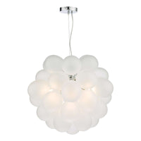Bubbles Lighting Collection - Polished Chrome/Frosted Glass