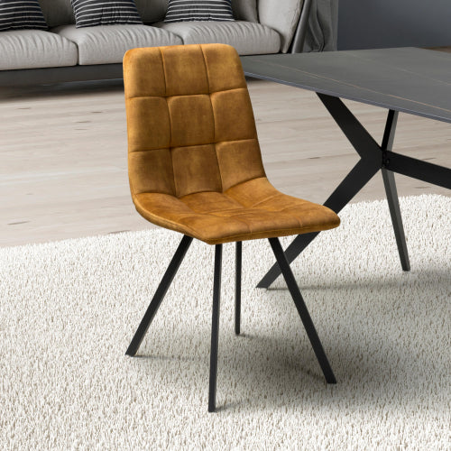 Cadiz Dining Chair (Set of 4) - Brushed Bronze Velvet