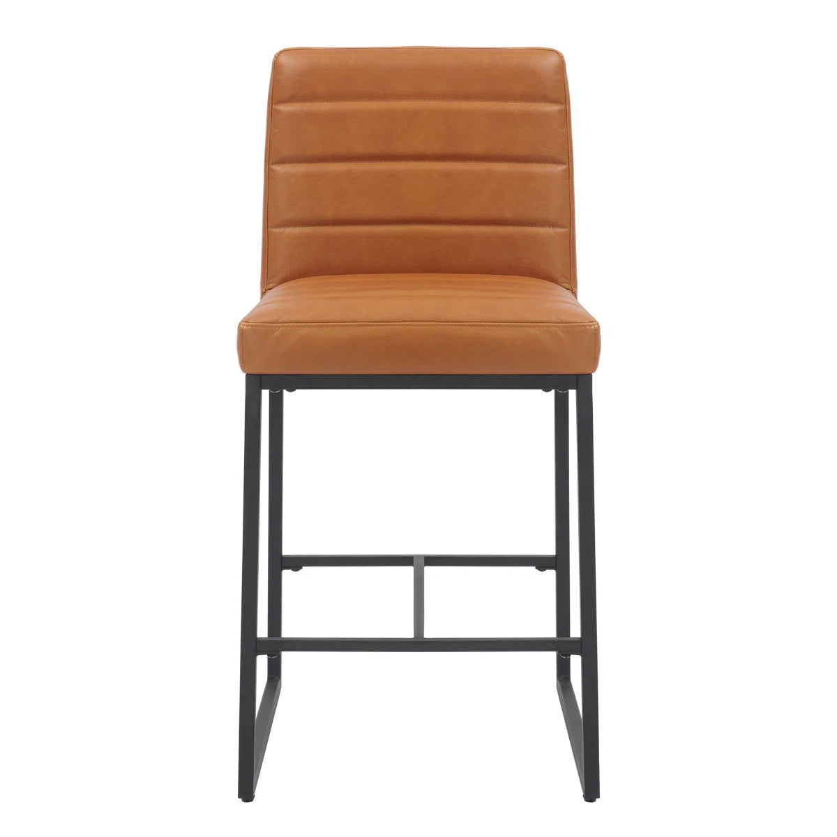 Carlton Leather Bar Stool (pair) - Brown