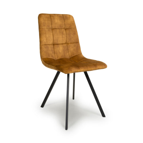 Cadiz Dining Chair (Set of 4) - Brushed Bronze Velvet