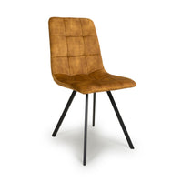 Cadiz Dining Chair (Set of 4) - Brushed Bronze Velvet