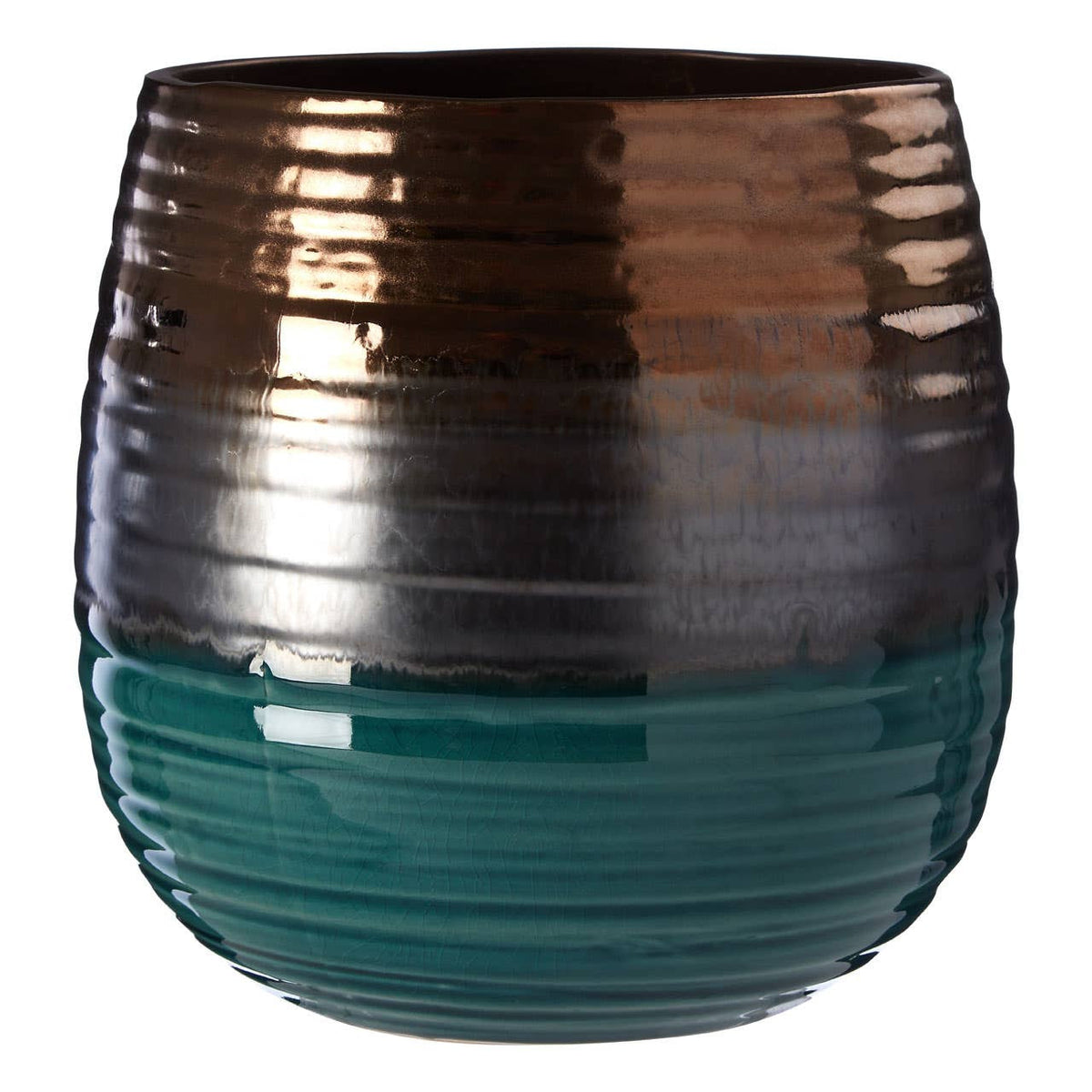 Capri Ribbed Ceramic Vase Collection