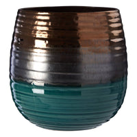 Capri Ribbed Ceramic Vase Collection