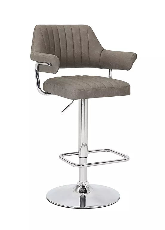 Cortez Leather Effect Bar Stool Collection (pairs)