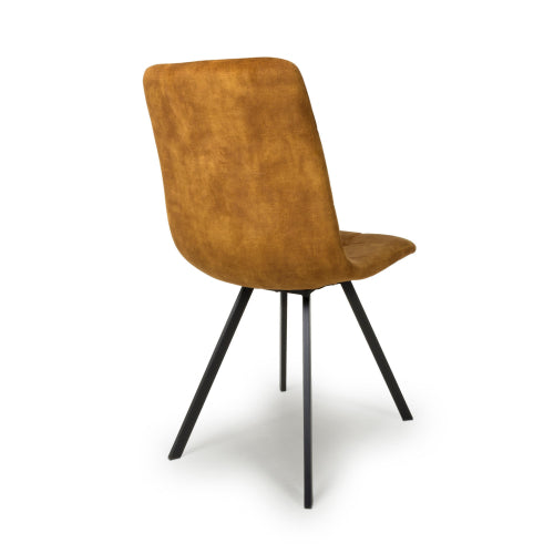 Cadiz Dining Chair (Set of 4) - Brushed Bronze Velvet