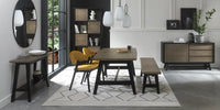 Camden Dining Collection - Weathered Oak and Peppercorn