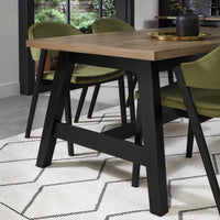 Camden Dining Collection - Weathered Oak and Peppercorn