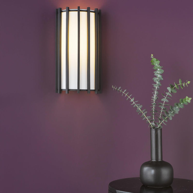 Cagliari Lighting Collection - Matt Black and Ivory