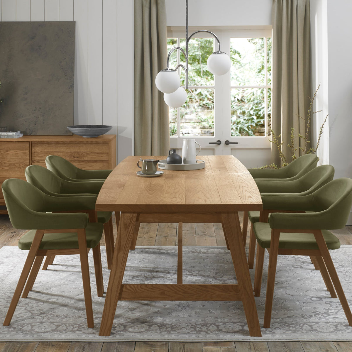 Camden Dining Collection - Rustic Oak