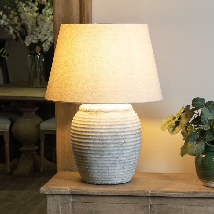 Stone Capri Lamp