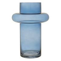 Cabrina Blue Glass Vase Collection