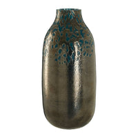 Caris Blue Speckled Glass Vase Collection