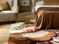 Harlequin Calathea Rug - Amber/Brazilian Rosewood