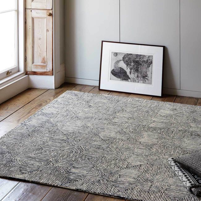 Camden Rug - Black/White