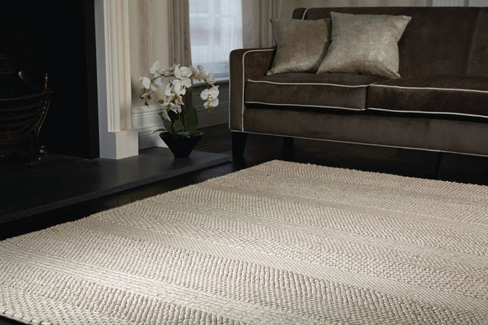 Katherine Carnaby Coast Rug - Cream Stripe CS06