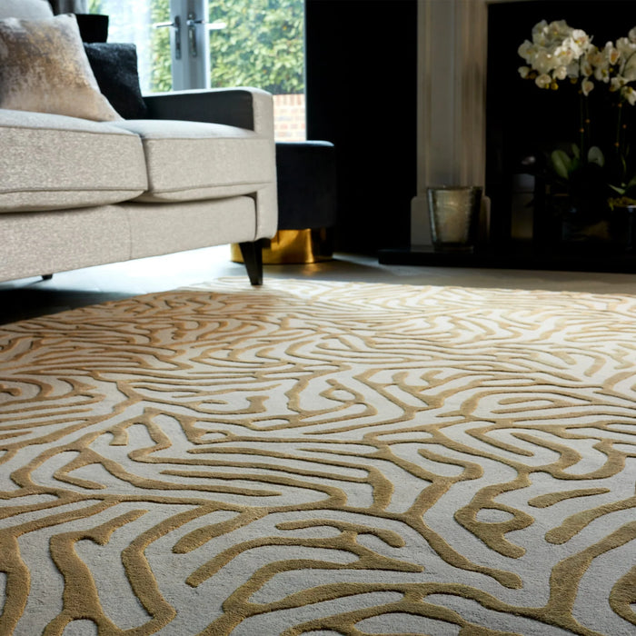 Katherine Carnaby Coral Rug - Gold