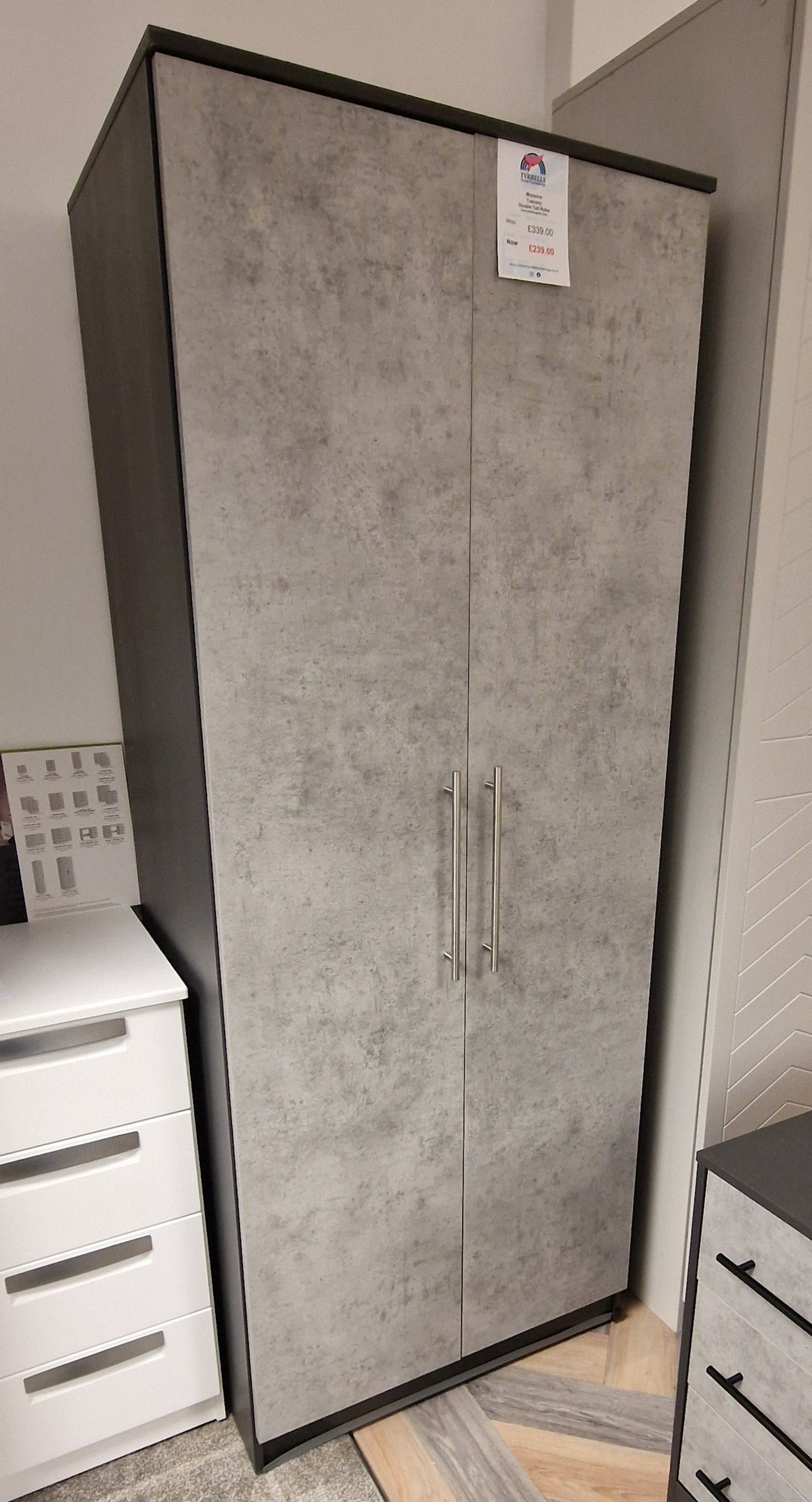 *CLEARANCE* Tuscany Graphite/Charcoal Double Tall Robe
