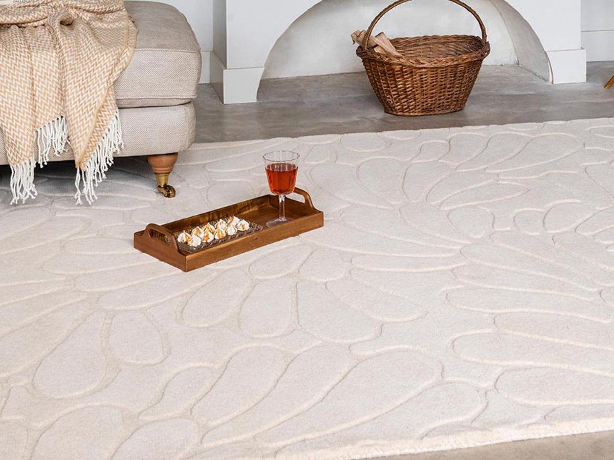 Laura Ashley Rugs - Coleby Petals Ivory