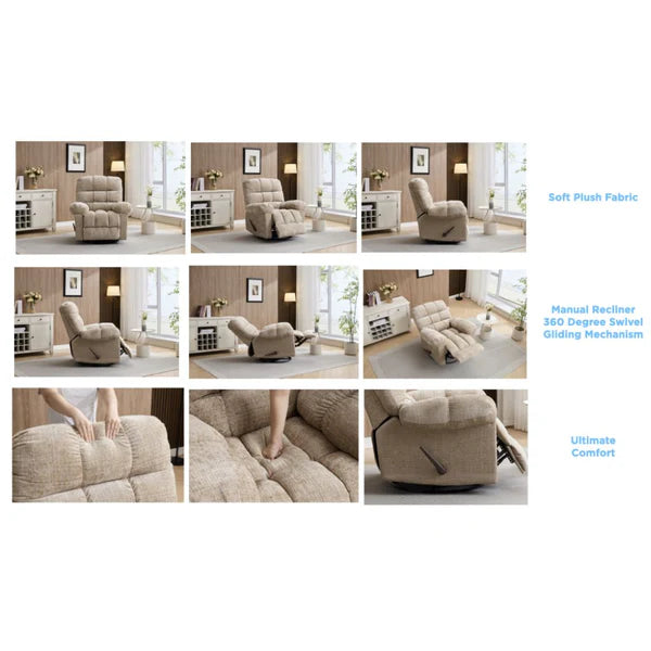 Cloud Swivel Chair - Beige