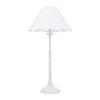 Laura Ashley Cordwell Table Lamp Matt White With Shade