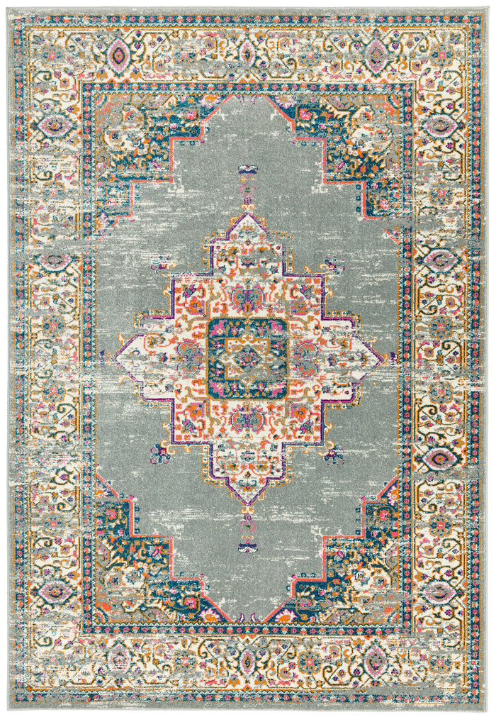 Colt Flatweave Rug - Medallion Grey CL02