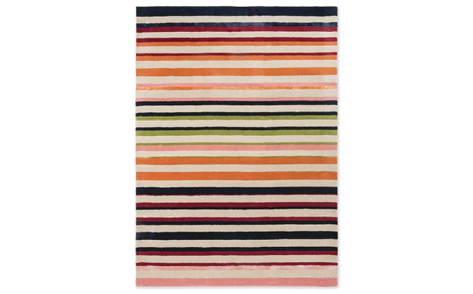 Harlequin Calla Rug - Pomegranate/Clementine