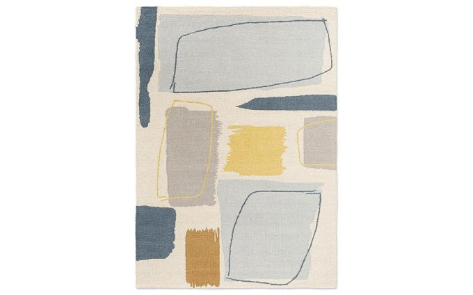 Scion Living Rugs - Composition Papaya