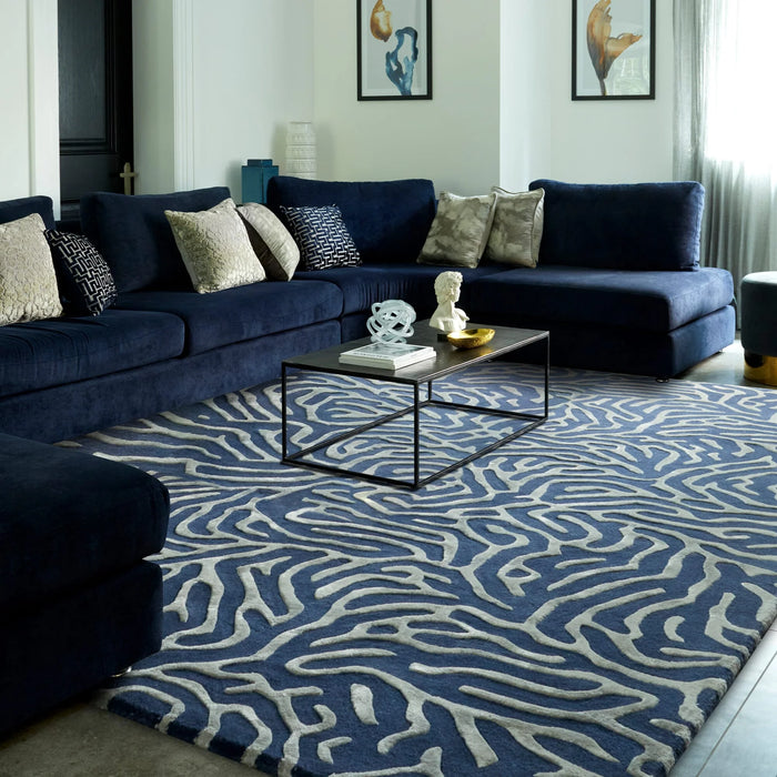 Katherine Carnaby Coral Rug - Blue