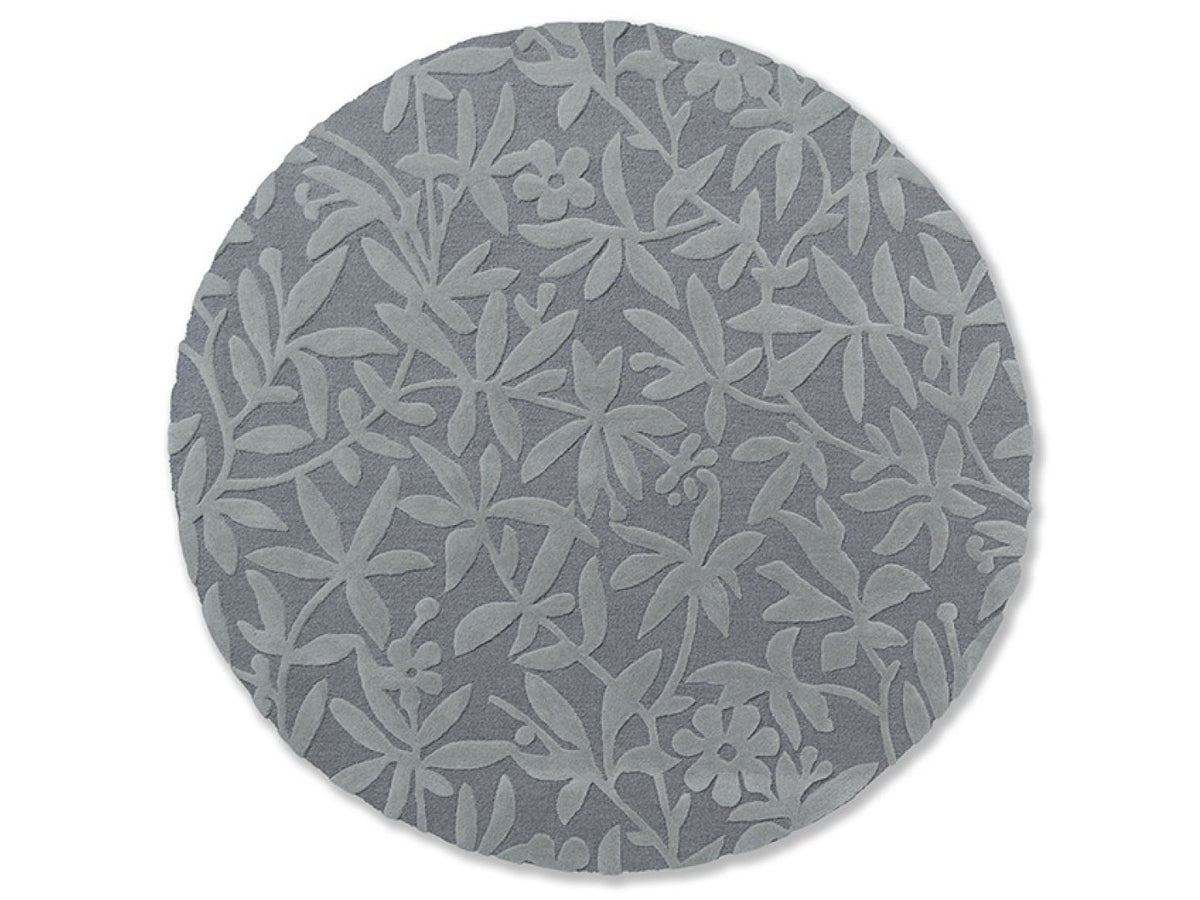 Laura Ashley Rugs - Cleavers Dark Steel Round