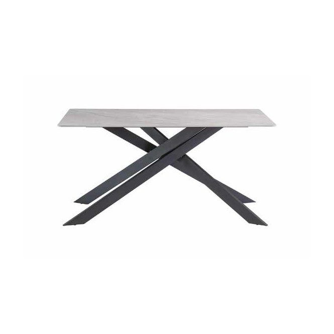 Camilla Dining Tables - Rebecca Grey Top/Black Leg