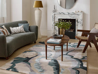 Harlequin Calathea Rug - Shiitake/Whitewater