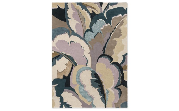 Harlequin Calathea Rug - Shiitake/Whitewater