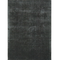 Katherine Carnaby Chrome Stripe Rug - Nero